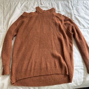 High Neck, Off the shoulder sweater